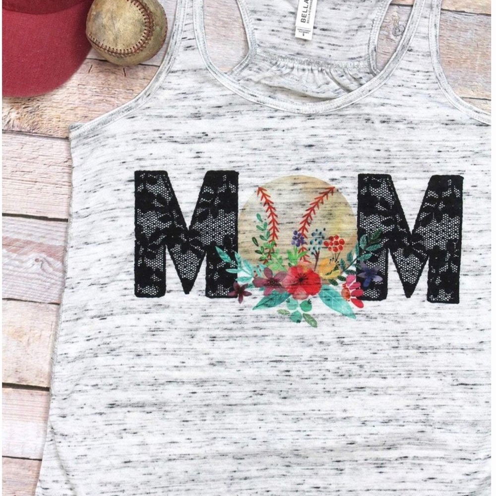 Baseball mom tank!